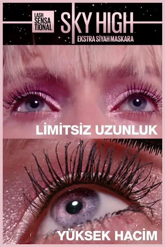 Lash Sensational Sky High Cosmic Black Maskara - Cosmic Black - 2