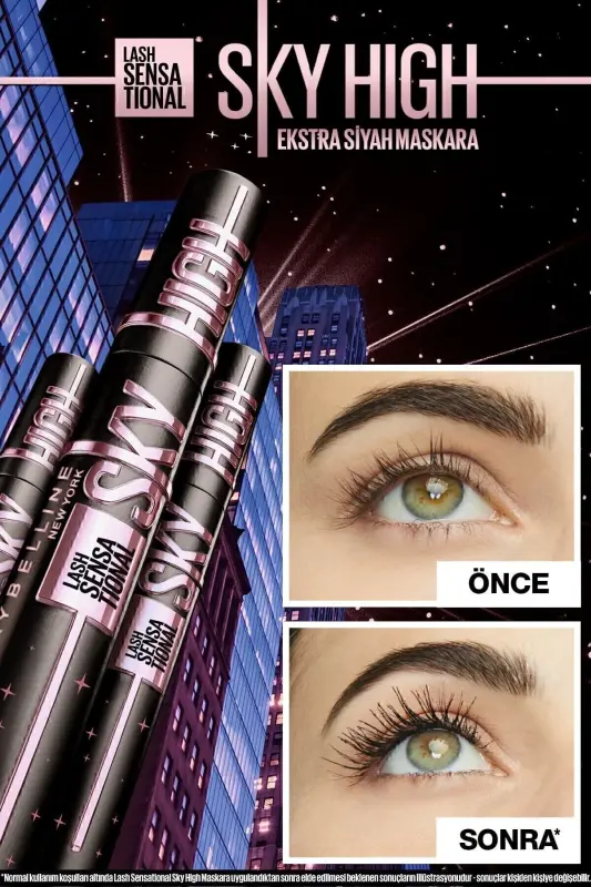 Lash Sensational Sky High Cosmic Black Maskara - Cosmic Black - 3