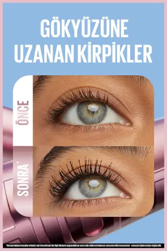 Lash Sensational Sky High Maskara - Kirpiklerde Limitsiz Uzunluk ve Hacim Etkisi - Siyah - 3