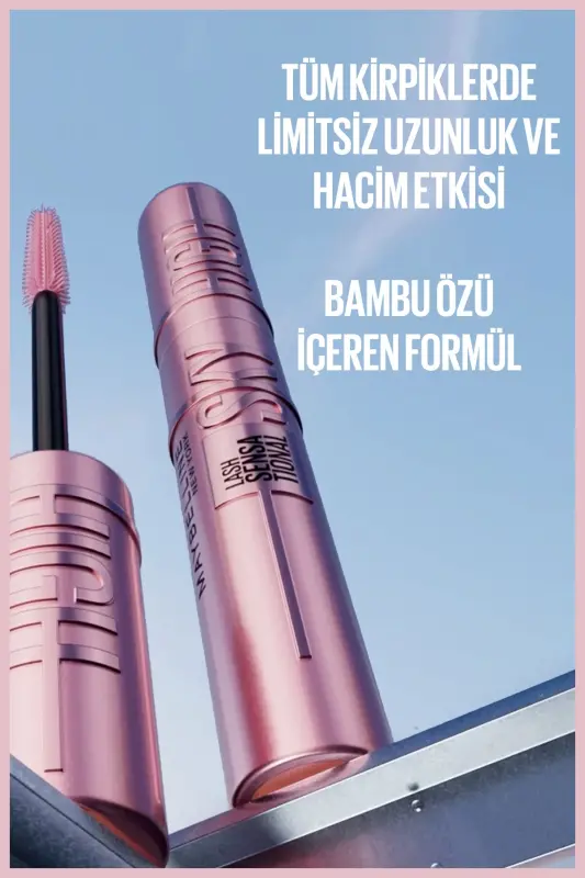 Lash Sensational Sky High Maskara - Kirpiklerde Limitsiz Uzunluk ve Hacim Etkisi - Siyah - 4
