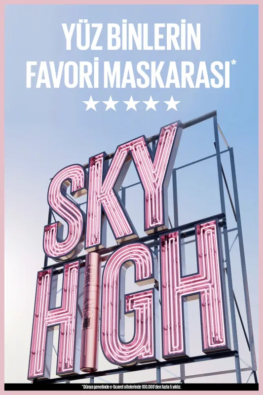 Lash Sensational Sky High Maskara - Kirpiklerde Limitsiz Uzunluk ve Hacim Etkisi - Siyah - 5