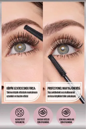 Lash Sensational Sky Tubes Maskara - Limitsiz Uzunluk ve Hacim Etkisi Veren Tubing Maskara - Tubing Siyah - 7