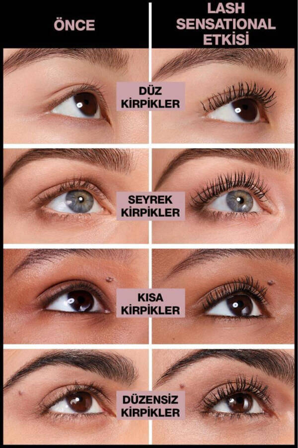 Lash Sensational Yelpaze Etkili Intense Black Maskara - Ekstra Siyah - 17