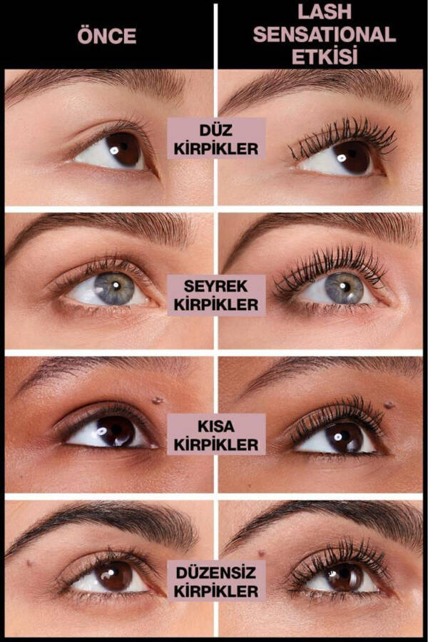 Lash Sensational Yelpaze Etkili Intense Black Maskara - Ekstra Siyah - 2