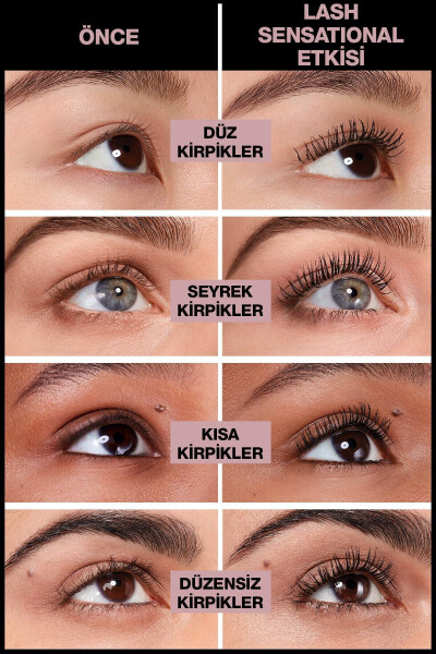 Lash Sensational Yelpaze Etkili Intense Black Maskara - Ekstra Siyah - 29