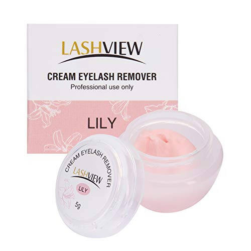 LASHVIEW Kirpik Uzatma Çıkarıcı Krem, Özel LILY Aromalı Krem, Kirpik Uzatma Çıkarıcı Krem Profesyonel Kirpik Uzatmaları Çıkarıcı Salon İçin, 5g - 1