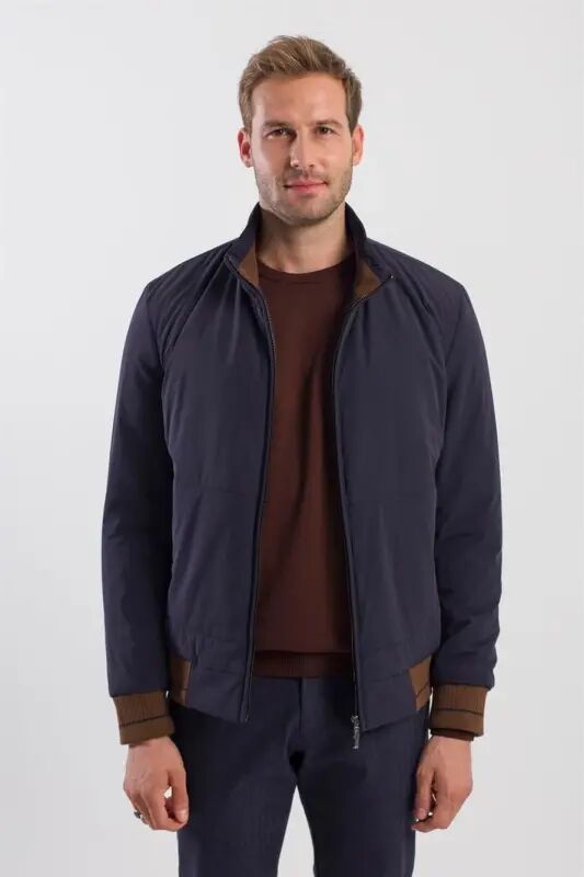 Ласивый Comfort Fit Куртка-бомбардир с воротником-стойкой - 1