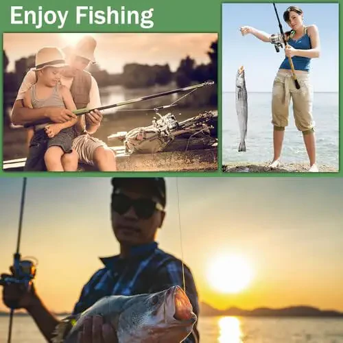 LASOCUHOO Fishing Lures Kit, (94Pcs) Spoon Lures, Soft Plastic Worms, Frog Lures, Bait Tackle Kit for Bass, Trout, Salmon for Freshwater and Saltwater - 8