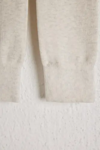 Lastik Detaylı Bebek Tayt Ekru-Ekru - KATIA & BONY (1)