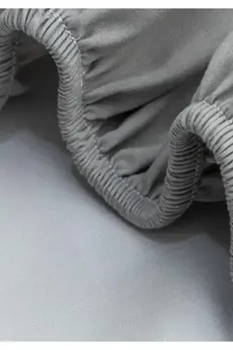 Lastikli Pamuk Penye Çarşaf Kingsizesheri014538811-gri180x200 - 3