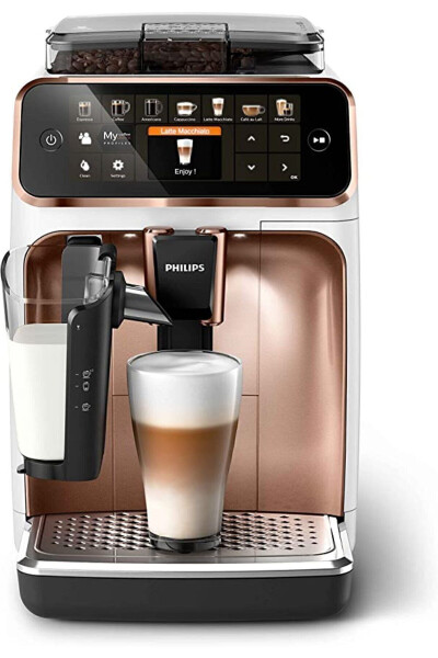 LatteGo Fully Automatic Espresso Machine, 12 Drinks at the Touch of a Button, EP5443/70 - 1