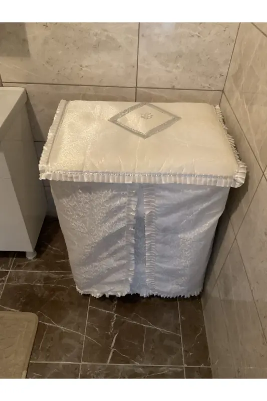 Laundry Machine Cover-Cream - 2