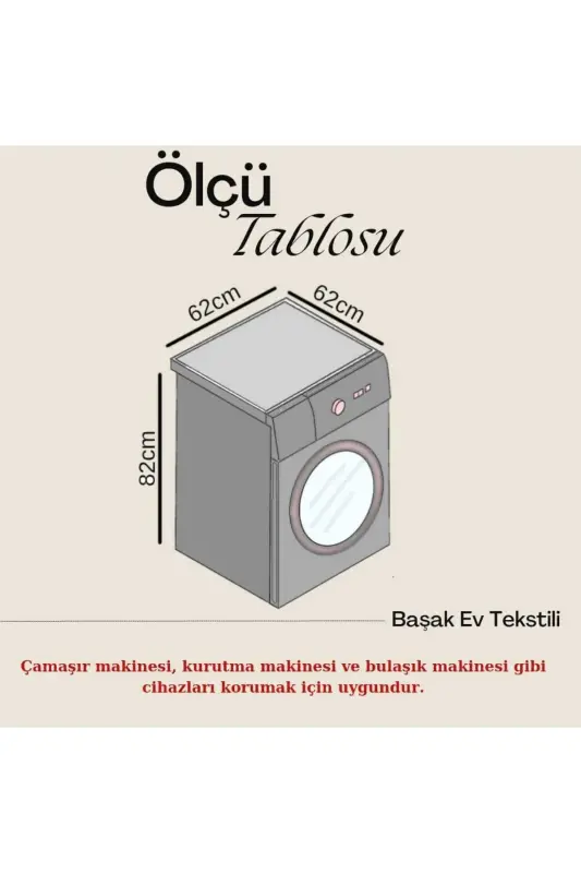 Laundry Machine Cover (TRANSPARENT) – Waterproof, Dust - 5