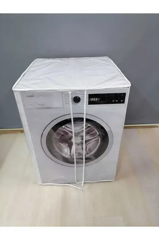 Laundry Machine Cover (TRANSPARENT) – Waterproof, Dust - 6