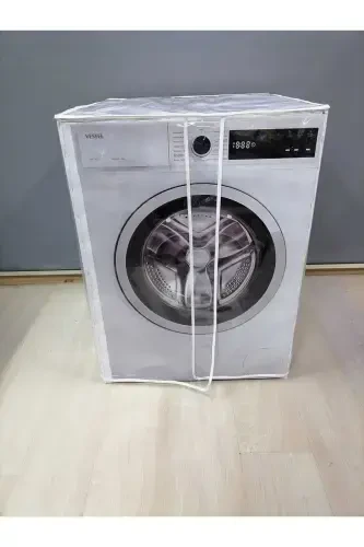 Laundry Machine Cover (TRANSPARENT) – Waterproof, Dust - 9