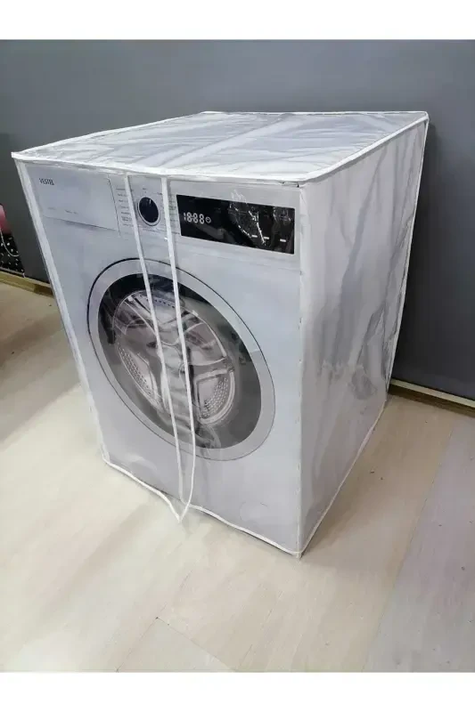 Laundry Machine Cover (TRANSPARENT) – Waterproof, Dust - 7