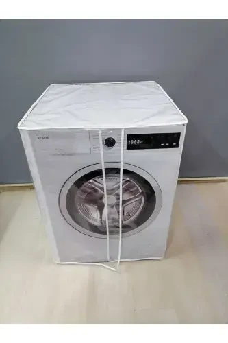 Laundry Machine Cover (TRANSPARENT) – Waterproof, Dust - GENEL MARKALAR (1)