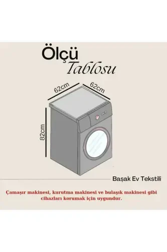 Laundry Machine Cover (TRANSPARENT) – Waterproof, Dust - 8