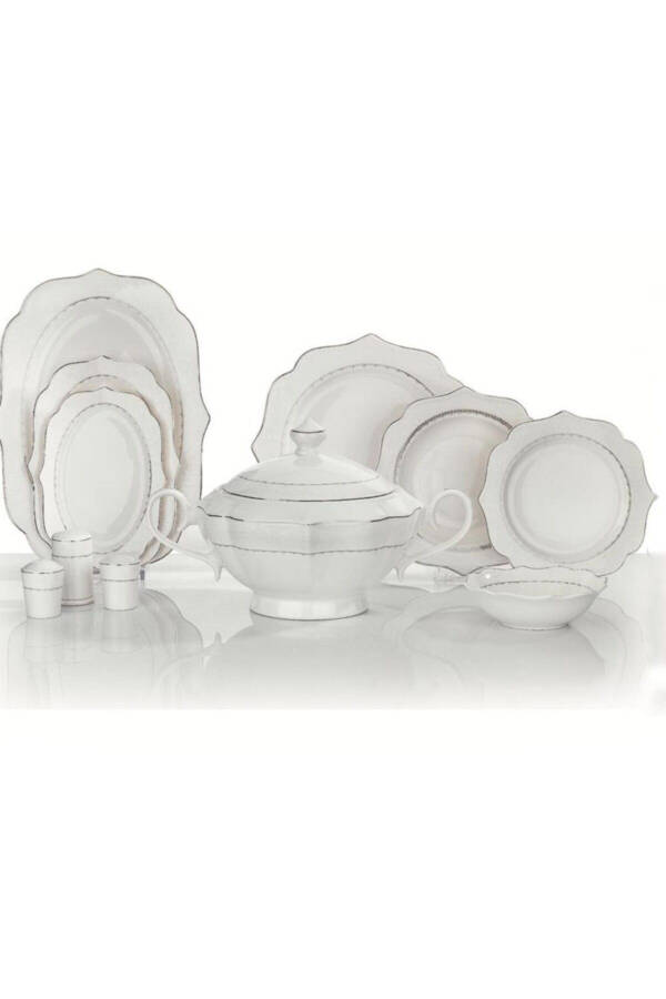 Laura Dinner Set 60 Pieces - Platinum - 5