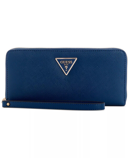 Laurel Large Zip Around Wallet Navy - 1