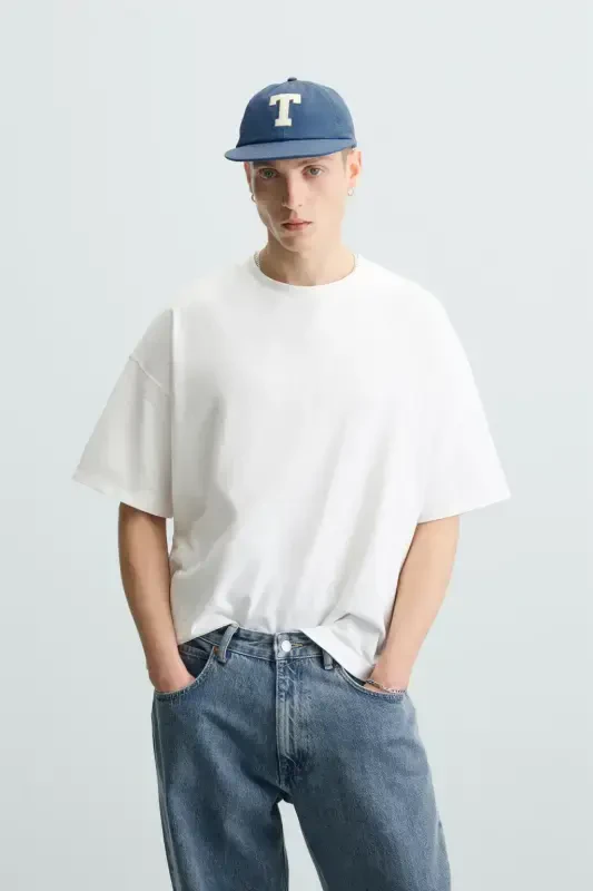 LAVA WASHED LIGHT BOXY FIT T-SHIRT-Off-white - 4