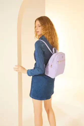 Lavender Women's Backpack 05PO24Y1780-Lavender - 1