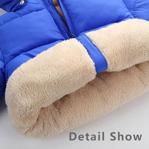 LAVIQK Baby Boys Girls Toddlers Winter Coats Puffer Jacket Hooded Down Snow Jacket Coat Outerwear - 5