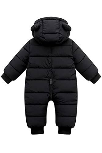 LAVIQK Newborn Snowsuit Baby's Romper Jumpsuit Winter Coats Warm Down Coat Cute Padded Windproof Onesie for infant girls boys - 2