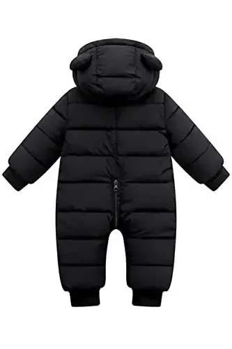 LAVIQK Newborn Snowsuit Baby's Romper Jumpsuit Winter Coats Warm Down Coat Cute Padded Windproof Onesie for infant girls boys - 2