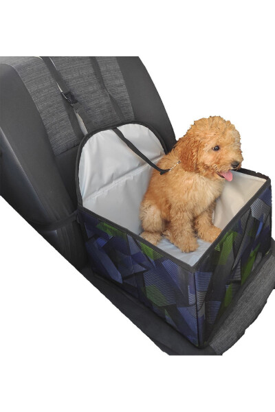 Lavista Car Seat Cover Mini for Dogs Blue - 4