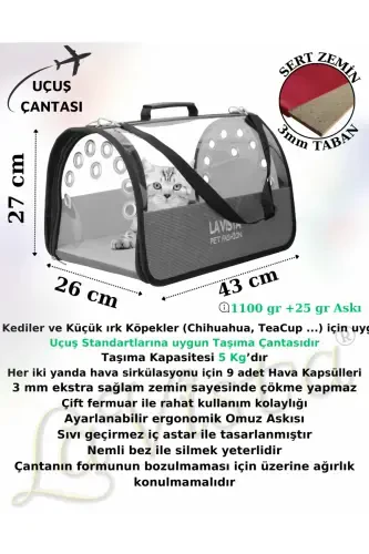 Lavista Люкс Сумка-переноска Flybag Красный-Красный - LAVİSTA (1)
