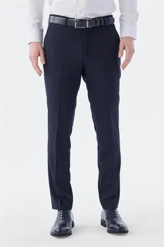 Лазурит рангли Comfort Fit чўнтакли шим - JAKAMEN (1)