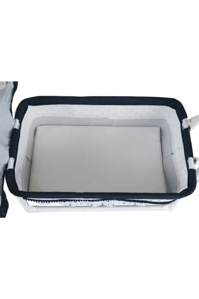 Лазурная Портативная Качающаяся Корзина Гамак Колыбель - 3