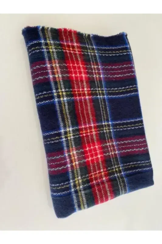 Лазурный шотландский шарф - лазурный - 3