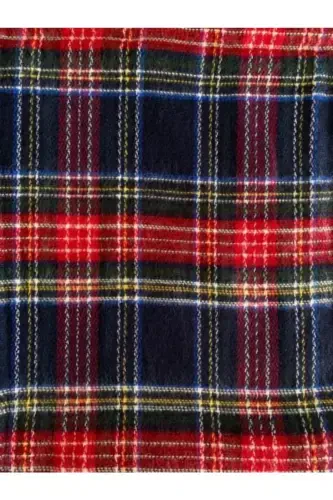 Лазурный шотландский шарф - лазурный - 4