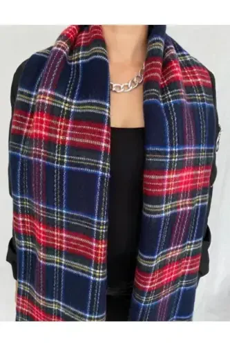 Лазурный шотландский шарф - лазурный - 5