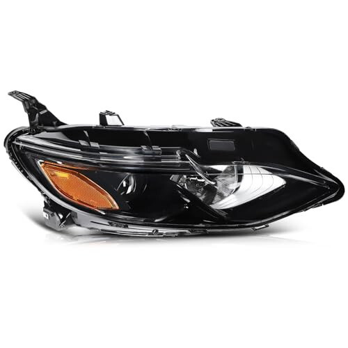 LBRST Headlight Assembly for Chevrolet for Malibu 2019-2022 Chrome Housing Amber Reflector Clear Lens Driver and Passenger Side Headlamp - 8