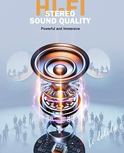 LC-dolida Sleep Headphones Headband Bluetooth 5.4, Headband Earphones Wireless with USB C Charge Port, Sleep Mask for Sleeping, Sports, Gifts, Workout, Jogging, Yoga, Insomnia, Air Travel, Meditation - 6