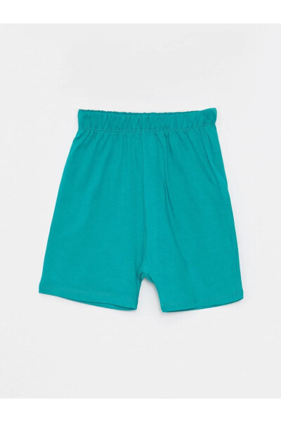 Lcw Baby Bisiklet Yaka Baskılı Pamuklu Erkek Bebek Atlet Ve Şort 2'li Takım - 3