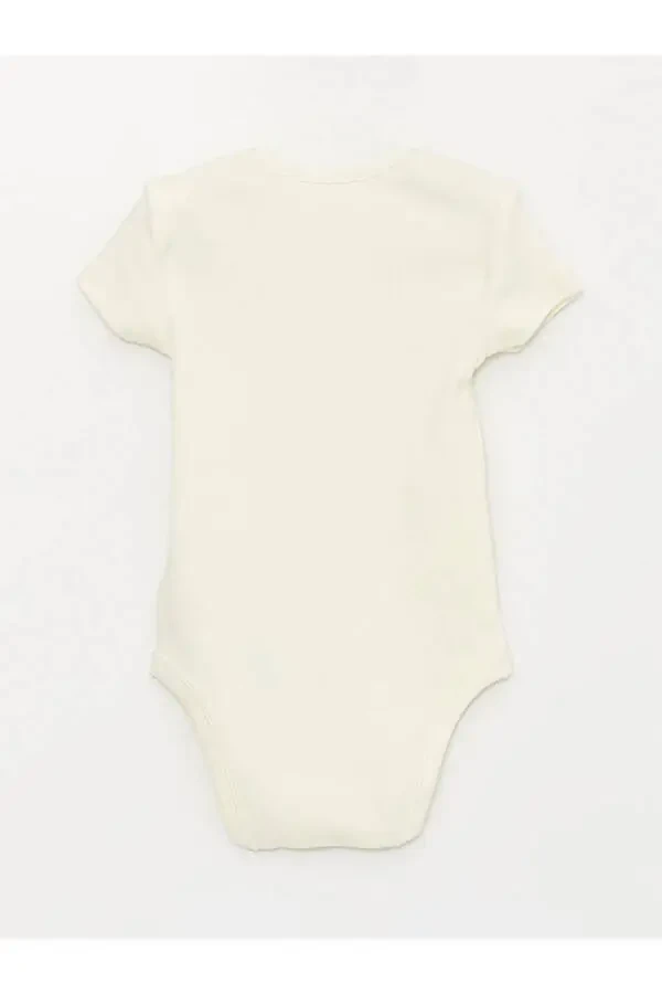 LCW baby Bisiklet Yaka Baskılı Qiz Bebek Hastane Çıkış Seti 3'lü - 6