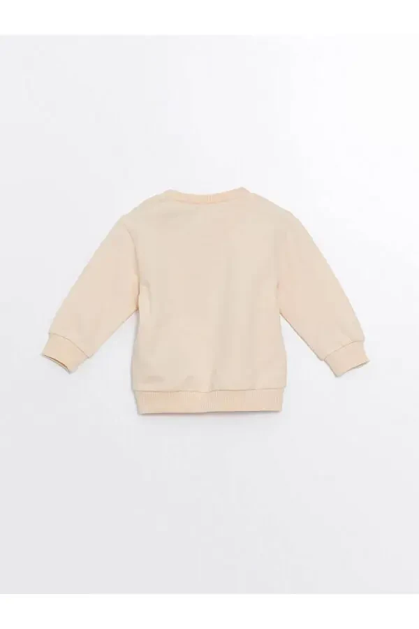 LCW baby Boys Printed Long Sleeve Sweatshirt and Sweatpants 2-Piece Set - 4