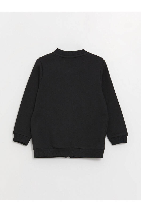 LCW Baby College Neck Long Sleeve Basic Boys Baby Zippered Sweatshirt - 3