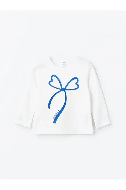 LCW baby Crew Neck Long Sleeve Printed Baby Girl Blouse and Leggings 2-Piece Set - 2