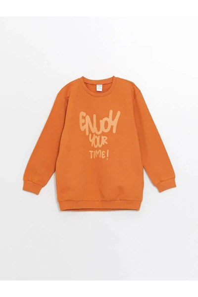 LCW Baby Crew Neck Long Sleeve Printed Boys Baby Sweatshirt 2 Pack - 5