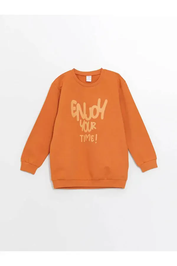 LCW Baby Crew Neck Long Sleeve Printed Boys Baby Sweatshirt 2 Pack - 5