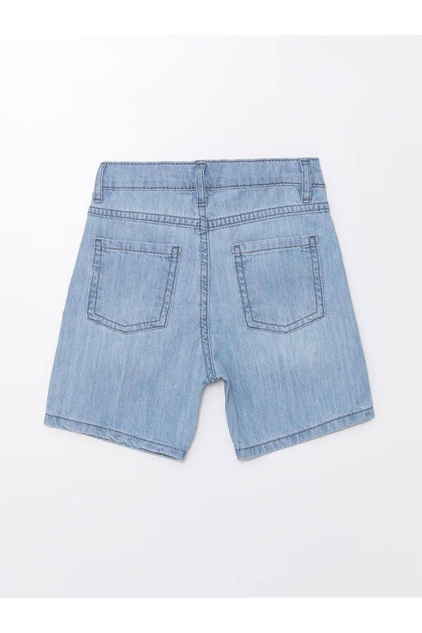 LCW Baby Elastic Waist Basic Baby Boy Jean Shorts - 2