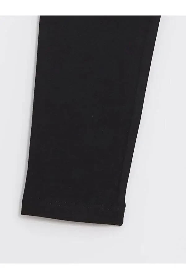 LCW Baby Elastic Waist Basic Girl Baby Tights 2 Pack - 3