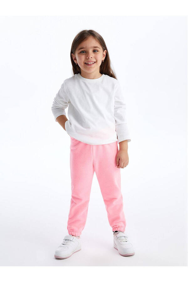 LCW Baby Elastic Waist Basic Girl Sweatpants - 6