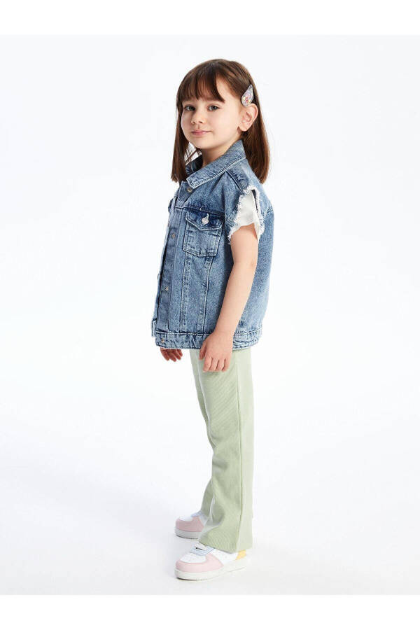 Lcw Baby Elastic Waist Basic Wide Leg Baby Girl Leggings - 2