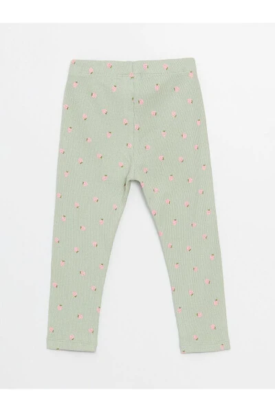 LCW Baby Elastic Waist Printed Baby Girl Leggings - LC WAIKIKI (1)